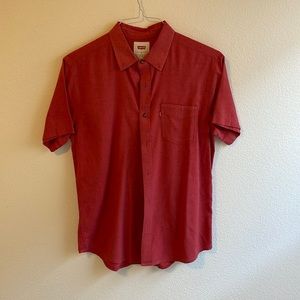 Levi’s mens button down short sleeve.